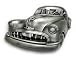 CHIEF STASHER Belt Buckle GM Pontiac Street Rod Coupe