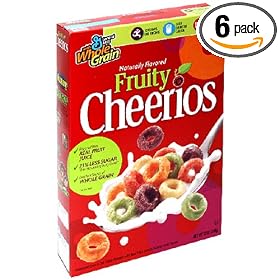 Fruity Cheerios Cereal, 12-Ounce Box (Pack of 6)