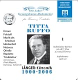 Titta Ruffo Vol. 1, Historical Recordings from 1906-22
