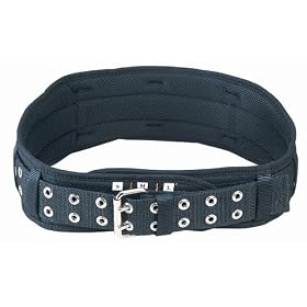 Click here to buy Custom LeatherCraft 5625M 5 Wide Padded Comfort Belt by Custom Leather Craft.