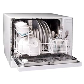 Haier HDC1804TW 4-Place-Setting Tabletop Dishwasher