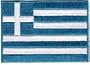 Greece Flag Embroidered Patch Greek Iron-On National Emblem
