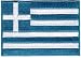 Greece Flag Embroidered Patch Greek Iron-On National Emblem