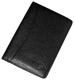 NFL Kansas City Chiefs Debossed Black Leather Portfolio