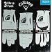 Callaway Golf 3 Glove Pack: 2 Tour Premium Cabretta Leather and 1 Synthetic Leather Glove with Glove Saver Pouch - Medium