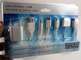 5 in 1 Multi Travel Charger Data Sync for iPhone 4 iPod HTC Blackberry PSP DS Lite
