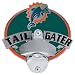 Miami Dolphins - NFL Tailgater Metal Hitch Cover With Bottle Opener