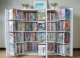 送料無料!DVD・CD・コミック書棚ストッカー ホワイト JS70WH