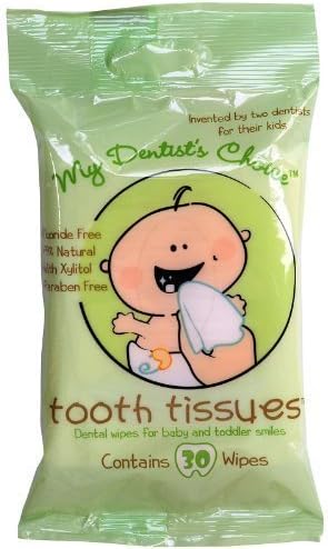 My Dentist's Choice, Dental Wipes for Baby and Toddler Smiles, 30 Wipes by Tooth Tissues