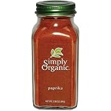 Simply Organic Paprika Ground Certified Organic, 2.96 Ounce Containers  (Pack of 3)