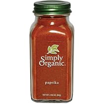 Simply Organic Paprika Ground Certified Organic, 2.96 Ounce Containers (Pack of 3)