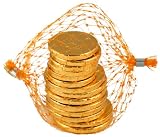 Chocolate Gold Coins in mesh bags!