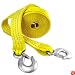 Neiko 20' Ft Heavy Duty 10,000 Lb Tow Strap with Hook