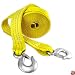 Neiko 20' Ft Heavy Duty 10,000 Lb Tow Strap with Hook