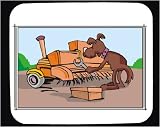 Mouse Pad with fixing, dog, wrench, combine, toolbox