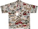 Ford Mustang Cars and Hula Girls Hawaiian Shirt