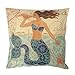 Sunlightsell Mediterranean style Square Decorative Fashion Throw Pillow Case Cushion Cover (C1)