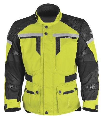 Pilot Motosport Men's Trans.Urban Motorcycle Touring Jacket (Hi-Vis/Black, Large) Pilot Motosport Men's Trans.Urban Motorcycle Touring Jacket (Hi-Vis/Black, Large)