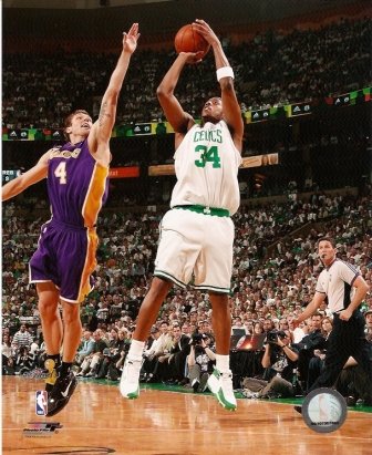 Paul Pierce NBA Finals Jumpshot Celtics 8x10 Photo