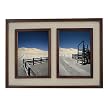 Coconut Grove Collage Double Opening Frame - Brown/ Beige (5x7")