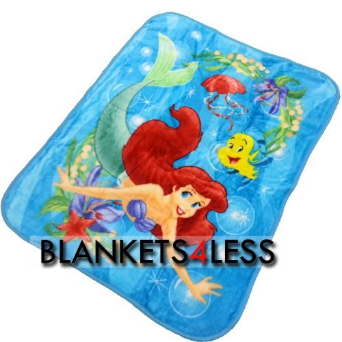 Little Mermaid Disney Baby Plush Blanket 40 x50 Margaret W. Fergusonjer