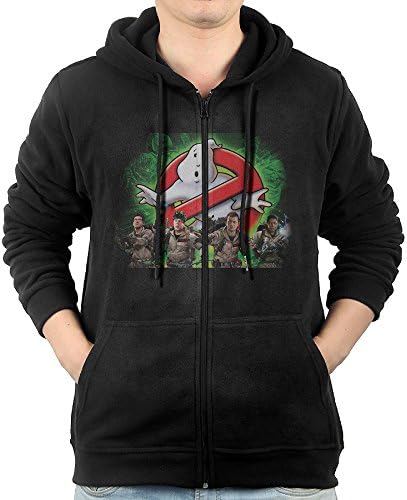 Men Ghostbusters Zipper Hoodie Sweatshirt