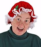 Elope Inc Mrs Claus Muffin Mop Costume Cap