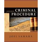 Criminal Procedure by  Joel Samaha