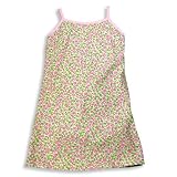 Mulberribush - Toddler Girls Floral Knit Tank Dress, Yellow, Pink