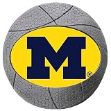 Michigan Wolverines NCAA Basketball One Inch Pewter Lapel Pin