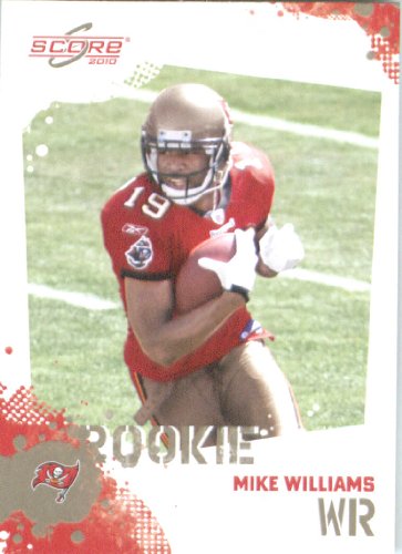 Mike Williams RC - Tampa Bay Buccaneers (RC - Rookie Card) 2010 Score Football Card - NFL Trading Card in Screwdown Case