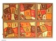Placemats and coasters, 'Autumn Dream' (set for 6)