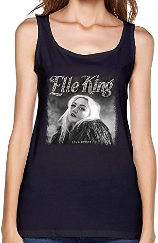 TIERTS Women's Elle King Love Stuff Tank Top Size XL Black