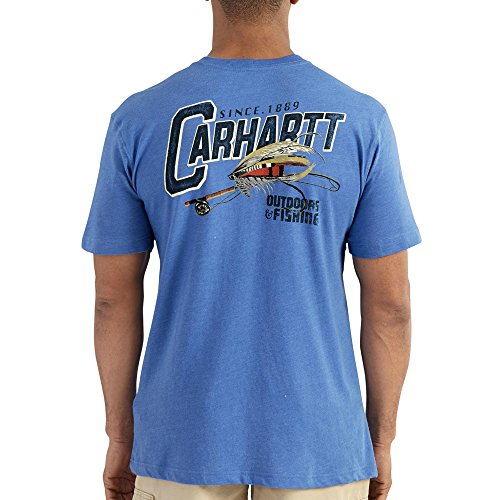 Carhartt Men's 102042 Maddock Fly Fishing Short Sleeve Pocket T-Shirt