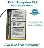 Palm Tungsten T|X Battery Replacement Kit with Installation Video, Tools, and Extended Life Battery.