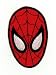 Produkt-Bild: Aufn&auml;her B&uuml;gelbild Aufb&uuml;gler Iron on Patches Applikation Spiderman Kopf Face