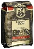 Pear's Gourmet 100% Arabica Coconut Cream Coffee, Whole Bean, 8-Ounce Bags (Pack of 6)