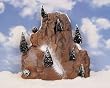 Lemax Christmas Medium Village Mountain Backdrop with Trees Landscape #81012