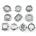 Generic 10 Assorted Styles Quartz Watch Faces Findings For Jewellery Bracelets Making