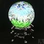 Crystal Glass Aquarium Ball Tropical Fish Statue Bathroom