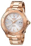INVICTA OCEAN GHOST III 21J AUTOMATIC WATCH ROSE GOLD SILVER DIAL 17111