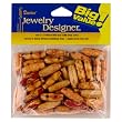 25mm Printed Spaghetti Wood Beads, 50 Pc/Pkg