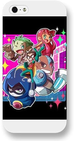 ALWAYS WILL iPhone 5 case, Customize Factory DC Comics Teen Titans Hard Frosted White iPhone 5s Case Neverfade Scratchproof Ametabolic case