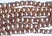 Darice 7 Inch Medium Fresh Water Pearl Strand, Champaign