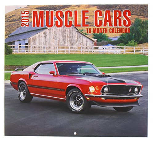 2015 Wall Calendar - 16 Month Muscle Cars Design