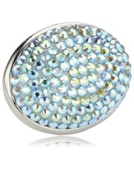 Tarina Tarantino "Classics" Aqua Domed Cocktail Ring, Size 6.5