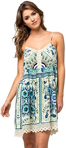 PATRONS OF PEACE Floral Crochet Dress, Multi, Medium