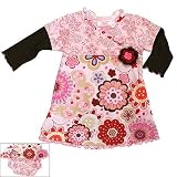 Baby Nay Lotus Overlay Onesie, 0-3M