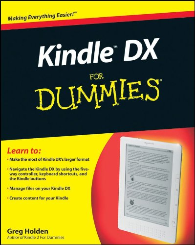 Kindle DX For Dummies