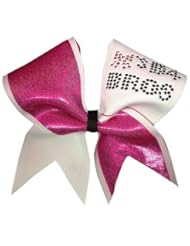 Sports: Bows Before Bros- White Cheer Bow - Chosen Bows